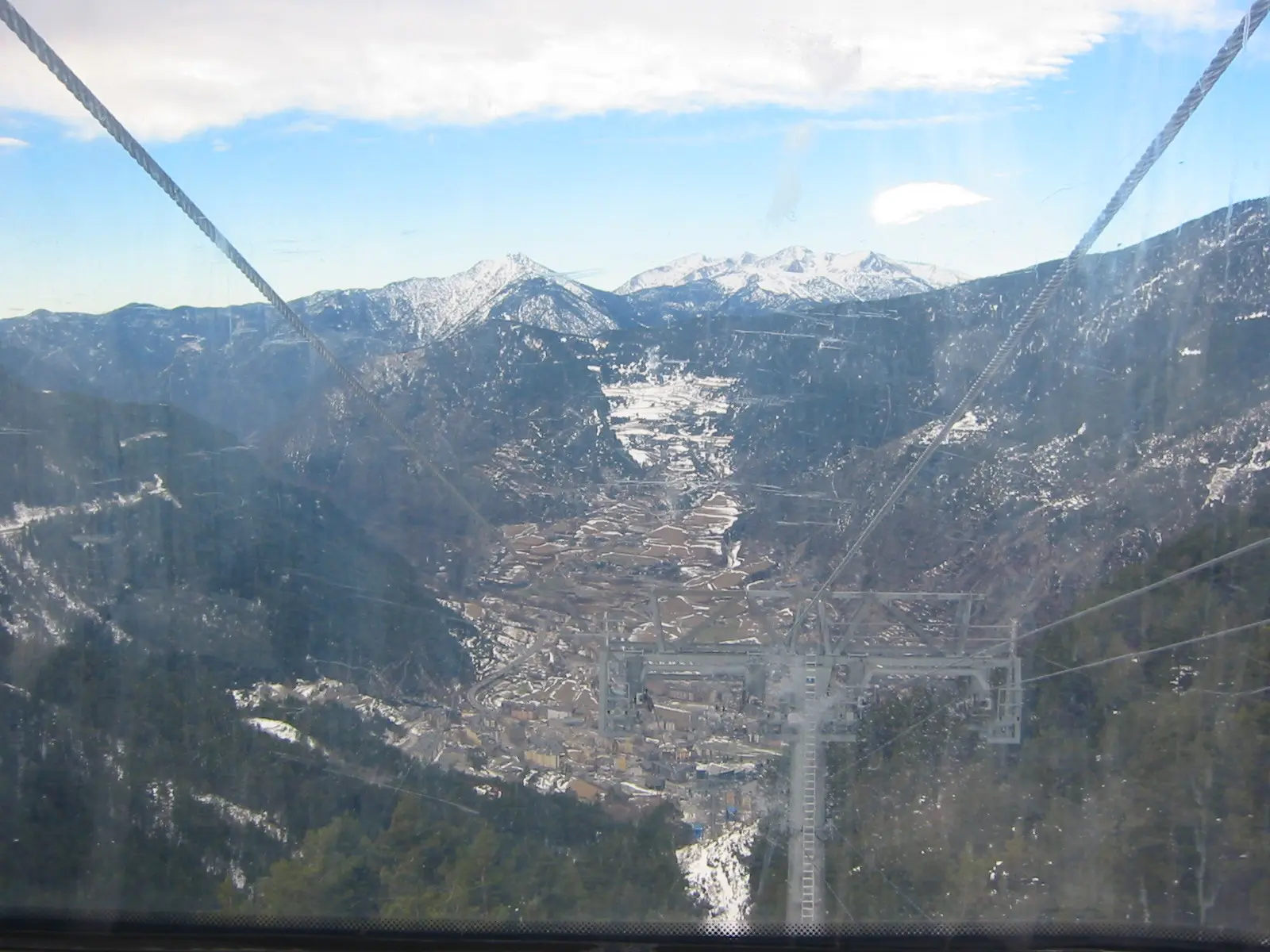 Skidterräng i Grandvalira i Andorra